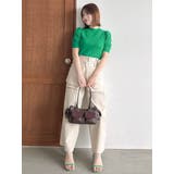 コンパクトギャザーシアーニットトップス | dazzlin | 詳細画像20