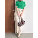 コンパクトギャザーシアーニットトップス | dazzlin | 詳細画像21