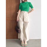 コンパクトギャザーシアーニットトップス | dazzlin | 詳細画像22