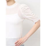 コンパクトギャザーシアーニットトップス | dazzlin | 詳細画像27