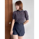 コンパクトギャザーシアーニットトップス | dazzlin | 詳細画像5