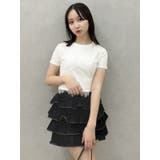 レースキャミレイヤードTシャツ | dazzlin | 詳細画像16
