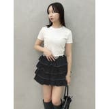 レースキャミレイヤードTシャツ | dazzlin | 詳細画像17