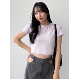レースキャミレイヤードTシャツ | dazzlin | 詳細画像31