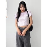 レースキャミレイヤードTシャツ | dazzlin | 詳細画像32