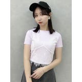 レースキャミレイヤードTシャツ | dazzlin | 詳細画像36