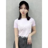 レースキャミレイヤードTシャツ | dazzlin | 詳細画像37