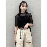 ギャザーリボンレーストップス | dazzlin | 詳細画像16