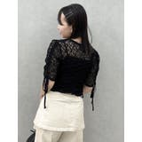 ギャザーリボンレーストップス | dazzlin | 詳細画像19