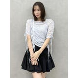 ギャザーリボンレーストップス | dazzlin | 詳細画像35