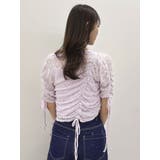 ギャザーリボンレーストップス | dazzlin | 詳細画像40