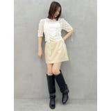 ギャザーリボンレーストップス | dazzlin | 詳細画像7