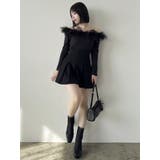 オフショルリボンカットトップス | dazzlin | 詳細画像29 