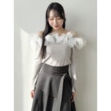 オフショルリボンカットトップス | dazzlin | 詳細画像34 