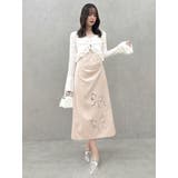 ペプラムフリルリボンカーデ | dazzlin | 詳細画像12 