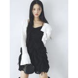 ペプラムフリルリボンカーデ | dazzlin | 詳細画像3 