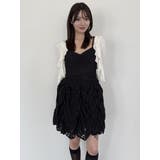 ペプラムフリルリボンカーデ | dazzlin | 詳細画像42 