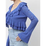 ペプラムフリルリボンカーデ | dazzlin | 詳細画像50 