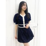 半袖マリンカーデトップス | dazzlin | 詳細画像3