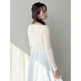 レースホックショートカーデ | dazzlin | 詳細画像10 