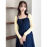 レースホックショートカーデ | dazzlin | 詳細画像16 