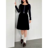 レースホックショートカーデ | dazzlin | 詳細画像2 