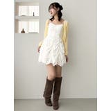 レースホックショートカーデ | dazzlin | 詳細画像20 