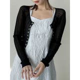 レースホックショートカーデ | dazzlin | 詳細画像24 