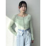 レースホックショートカーデ | dazzlin | 詳細画像29 