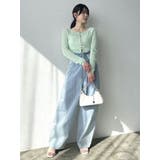 レースホックショートカーデ | dazzlin | 詳細画像31 