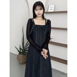 レースホックショートカーデ | dazzlin | 詳細画像35 