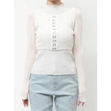 レースホックショートカーデ | dazzlin | 詳細画像41 