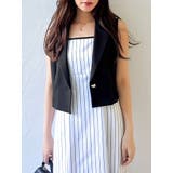 ブラック | クロップドジレセットアップ | dazzlin