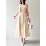 イエロー | クロップドジレセットアップ | dazzlin