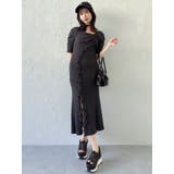 アシメレイヤードカットワンピース | dazzlin | 詳細画像19 