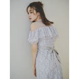 【藤井サチコラボ】オフショルレースドレス | dazzlin | 詳細画像10
