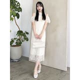 【藤井サチコラボ】オフショルレースドレス | dazzlin | 詳細画像12