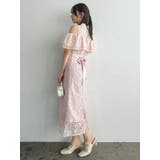 【藤井サチコラボ】オフショルレースドレス | dazzlin | 詳細画像27