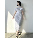 【藤井サチコラボ】オフショルレースドレス | dazzlin | 詳細画像34
