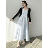 バックリボンジャカードキャミワンピース | dazzlin | 詳細画像13 