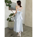 バックリボンジャカードキャミワンピース | dazzlin | 詳細画像19 