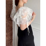 ブラック | ラッフルリブワンピース | dazzlin