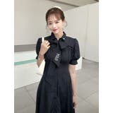 【POLO BCSコラボ/再生産】コルセットスウィッチングシャツワンピース | dazzlin | 詳細画像10