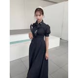 【POLO BCSコラボ/再生産】コルセットスウィッチングシャツワンピース | dazzlin | 詳細画像12