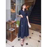 【POLO BCSコラボ/再生産】コルセットスウィッチングシャツワンピース | dazzlin | 詳細画像17