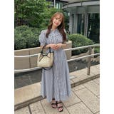 【POLO BCSコラボ/再生産】コルセットスウィッチングシャツワンピース | dazzlin | 詳細画像5