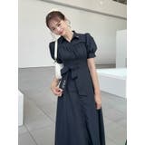 【POLO BCSコラボ/再生産】コルセットスウィッチングシャツワンピース | dazzlin | 詳細画像8