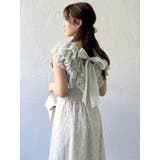 【WEB限定】バックリボンレースノースリワンピース | dazzlin | 詳細画像13