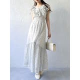 【WEB限定】バックリボンレースノースリワンピース | dazzlin | 詳細画像7
