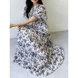 【復刻】Watercolorflowerワンピース | dazzlin | 詳細画像12